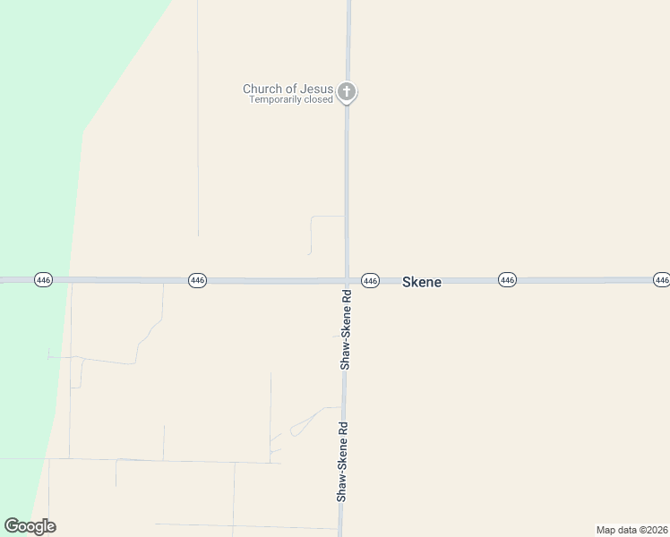 map of restaurants, bars, coffee shops, grocery stores, and more near Shaw-Skene Road in Skene