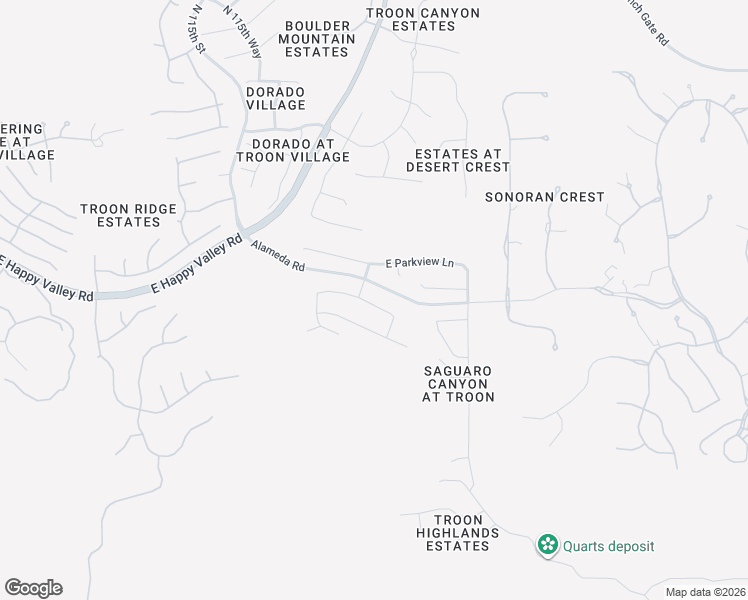 map of restaurants, bars, coffee shops, grocery stores, and more near 11819 East Parkview Lane in Scottsdale