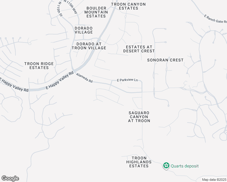 map of restaurants, bars, coffee shops, grocery stores, and more near 11819 East Parkview Lane in Scottsdale
