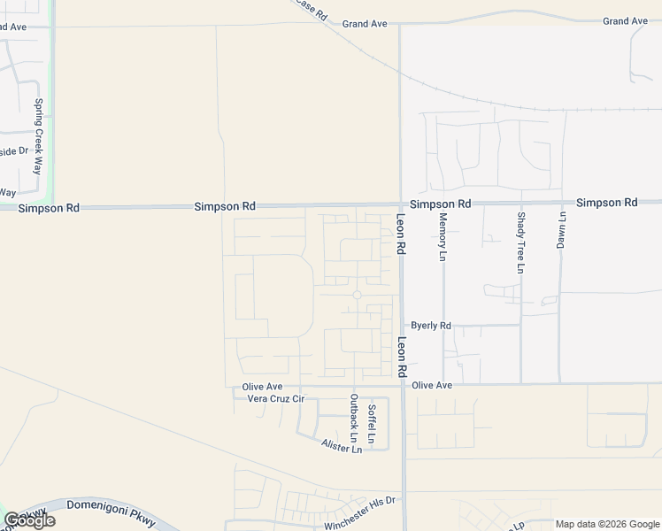 map of restaurants, bars, coffee shops, grocery stores, and more near 30499 Operetta Street in Menifee