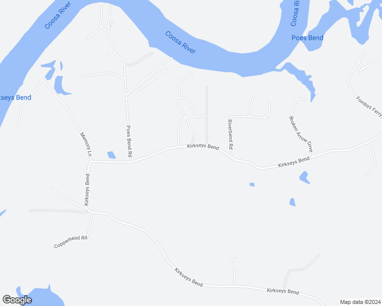 map of restaurants, bars, coffee shops, grocery stores, and more near 2766 Kirkseys Bend in Ohatchee