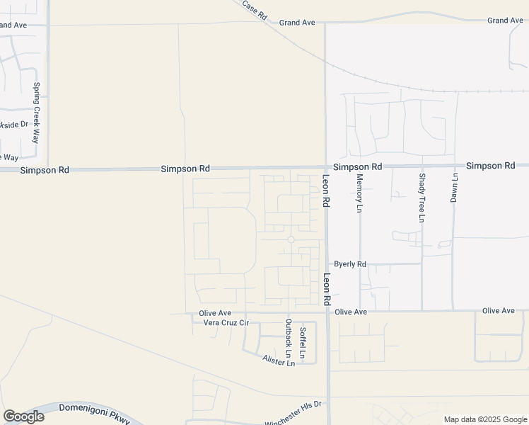 map of restaurants, bars, coffee shops, grocery stores, and more near Matador Road in Riverside County