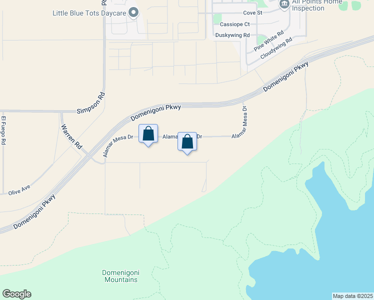 map of restaurants, bars, coffee shops, grocery stores, and more near 28736 Warren Road in Hemet
