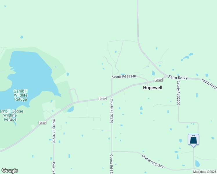 map of restaurants, bars, coffee shops, grocery stores, and more near 32240 County Road 32240 in Sumner