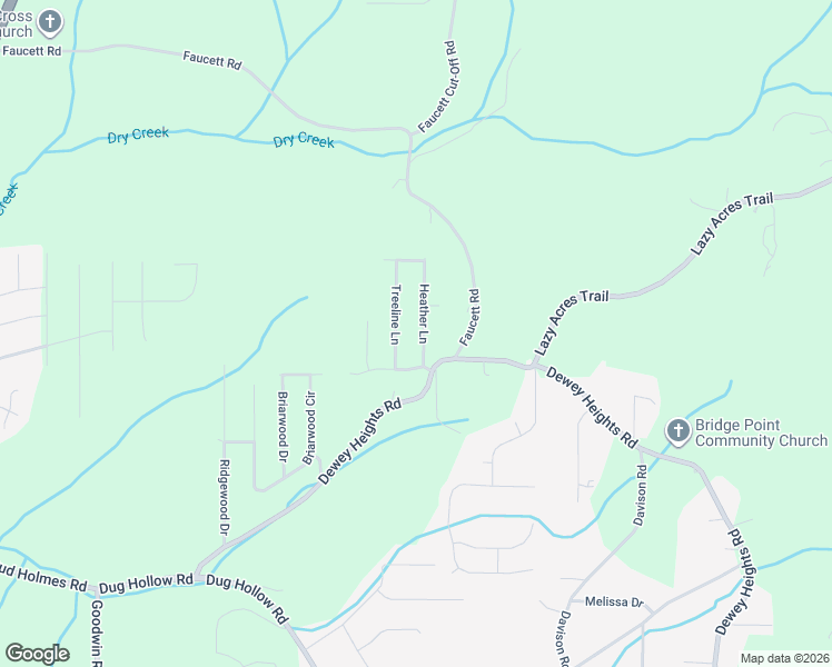 map of restaurants, bars, coffee shops, grocery stores, and more near 6941 Treeline Lane in Pinson