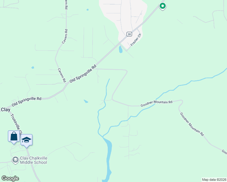 map of restaurants, bars, coffee shops, grocery stores, and more near 7131 Goodner Mountain Road in Pinson