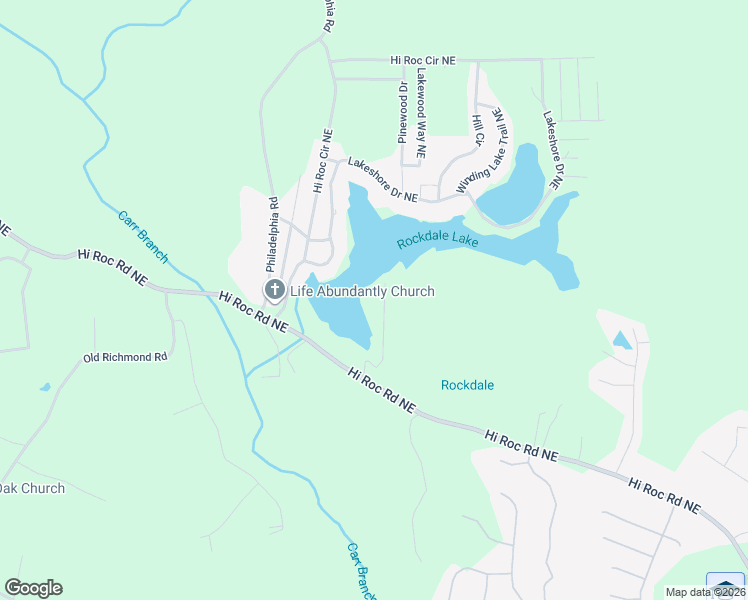 map of restaurants, bars, coffee shops, grocery stores, and more near 2328 East Lake Drive in Conyers