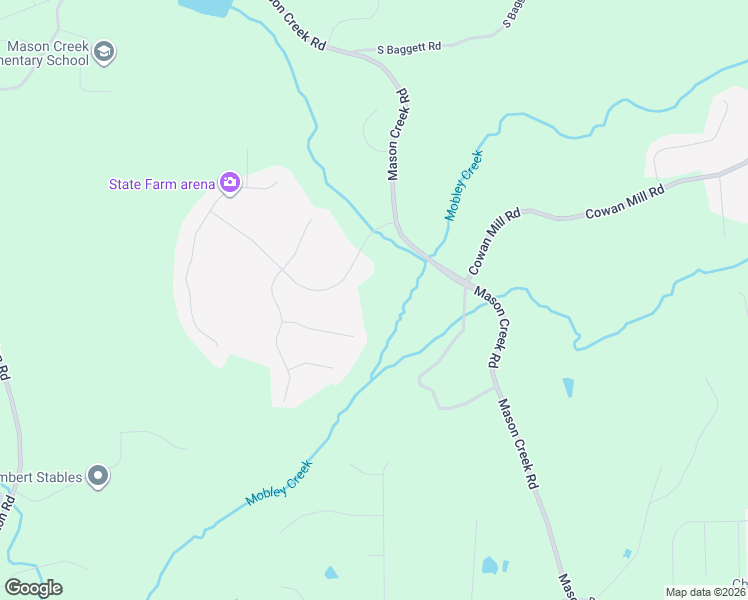map of restaurants, bars, coffee shops, grocery stores, and more near 7403 Mason Falls Drive in Douglas County