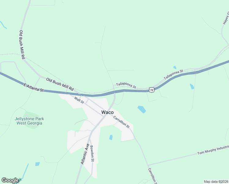 map of restaurants, bars, coffee shops, grocery stores, and more near Clayton Drive in Bremen