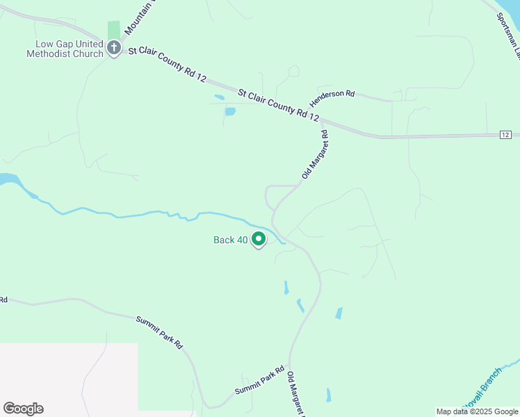 map of restaurants, bars, coffee shops, grocery stores, and more near 225 Maple Crest in Odenville