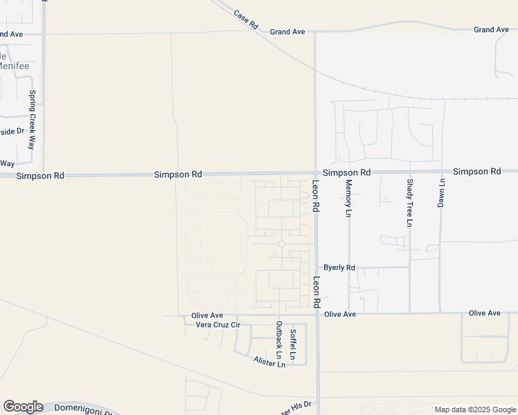map of restaurants, bars, coffee shops, grocery stores, and more near 28551 Matador Road in Winchester