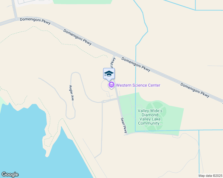 map of restaurants, bars, coffee shops, grocery stores, and more near 2345 Searl Parkway in Hemet