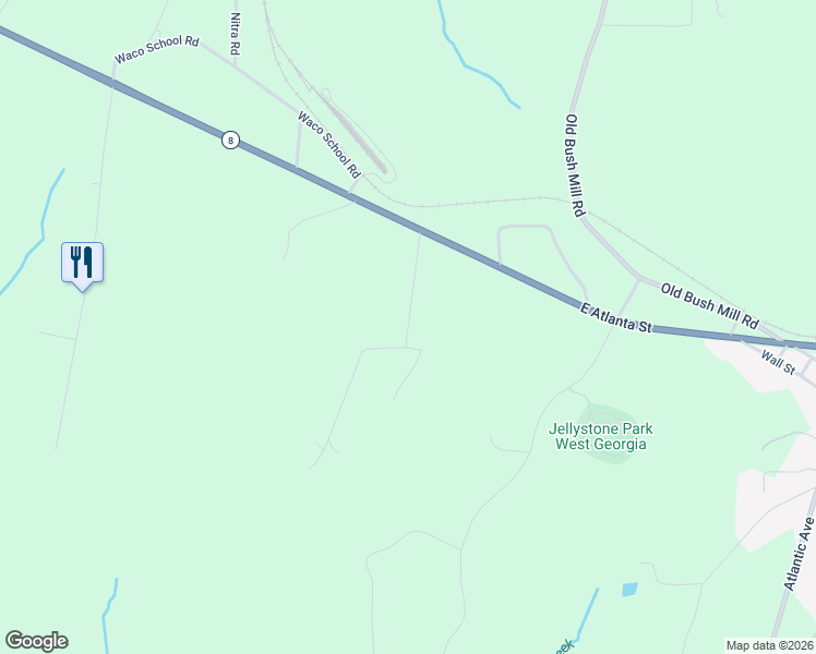 map of restaurants, bars, coffee shops, grocery stores, and more near 170 Reese Crawford Road in Bremen