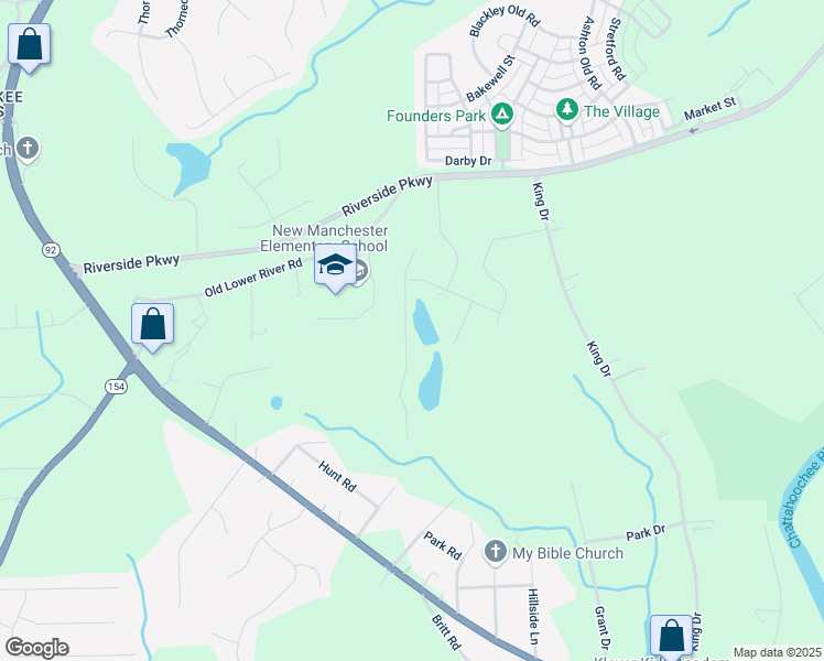 map of restaurants, bars, coffee shops, grocery stores, and more near 3650 Lindsy Brooke Court in Douglasville