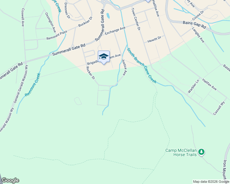 map of restaurants, bars, coffee shops, grocery stores, and more near 11th Avenue in Anniston