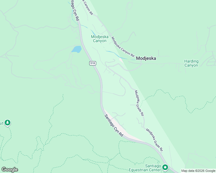 map of restaurants, bars, coffee shops, grocery stores, and more near 17702 Santiago Canyon Road in Silverado