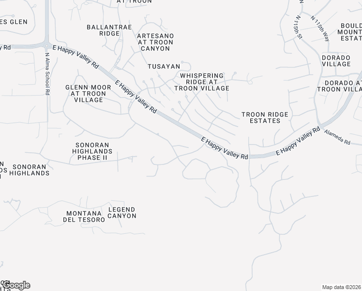 map of restaurants, bars, coffee shops, grocery stores, and more near East Dunure Road in Scottsdale