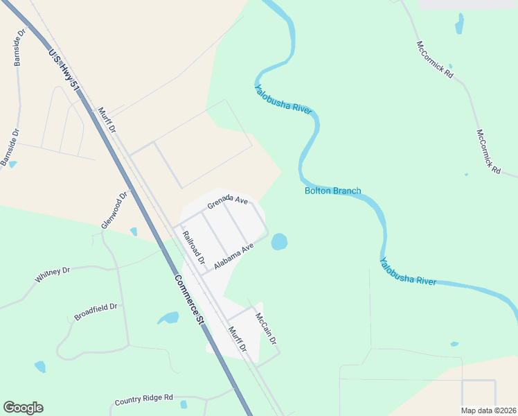 map of restaurants, bars, coffee shops, grocery stores, and more near 428 Grenada Avenue in Grenada