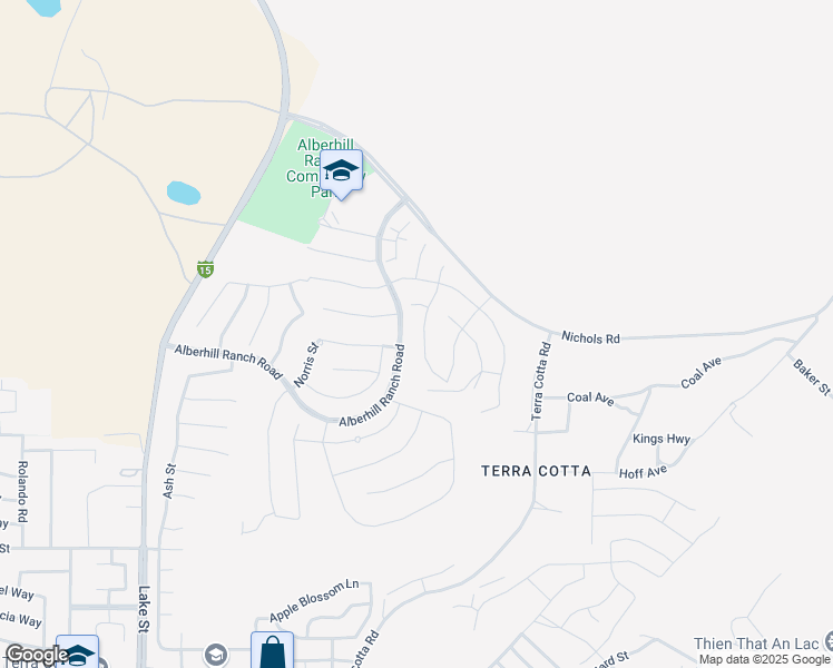 map of restaurants, bars, coffee shops, grocery stores, and more near 4253 Empressa Circle in Lake Elsinore