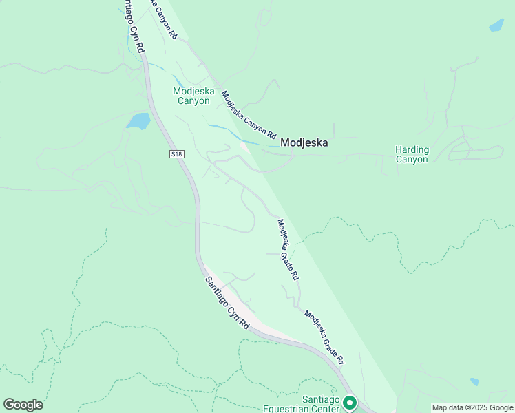 map of restaurants, bars, coffee shops, grocery stores, and more near 28052 Modjeska Grade Road in Silverado