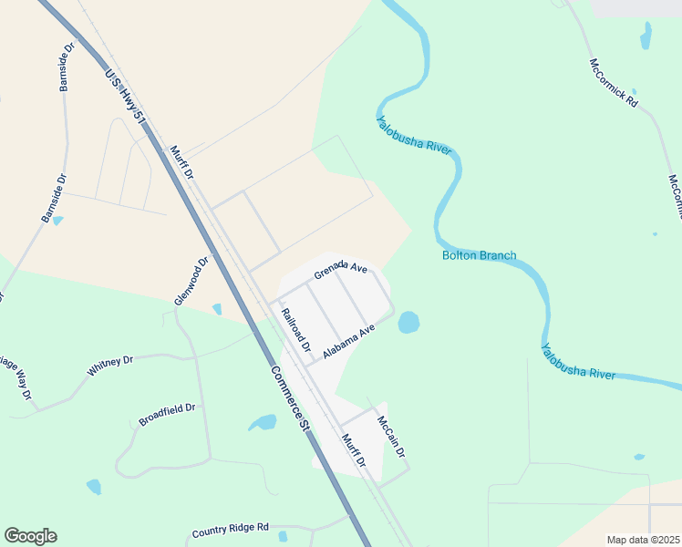 map of restaurants, bars, coffee shops, grocery stores, and more near 300 Louisiana Avenue in Grenada