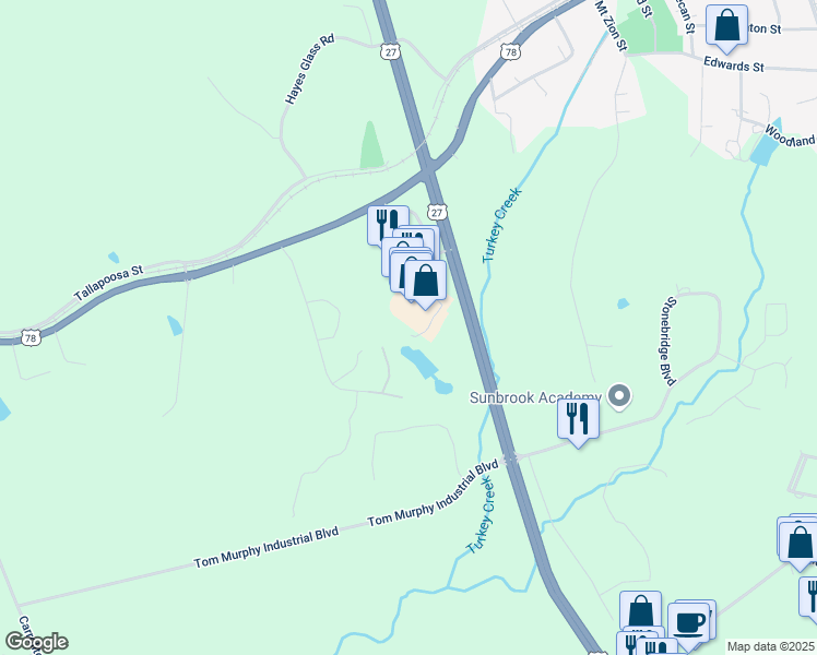 map of restaurants, bars, coffee shops, grocery stores, and more near 3860 U.S. 27 in Bremen
