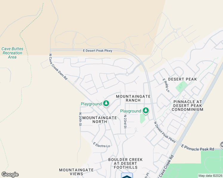 map of restaurants, bars, coffee shops, grocery stores, and more near 2223 East Alameda Road in Phoenix