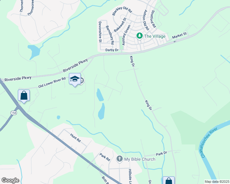 map of restaurants, bars, coffee shops, grocery stores, and more near 1995 Woodmont Drive in Douglasville