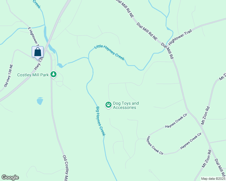 map of restaurants, bars, coffee shops, grocery stores, and more near 295 River Ridge Trail in Oxford