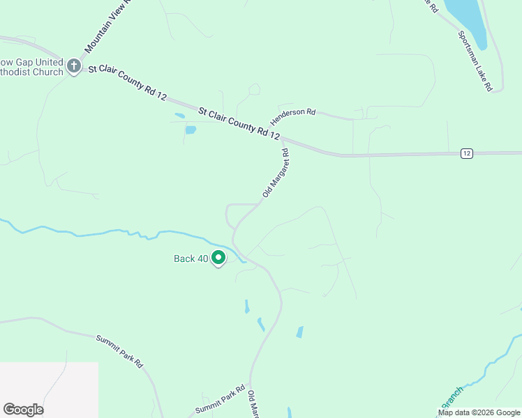 map of restaurants, bars, coffee shops, grocery stores, and more near 315 Maple Crest in Odenville