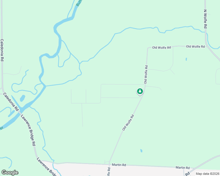 map of restaurants, bars, coffee shops, grocery stores, and more near 524 Abbey Road in Caledonia