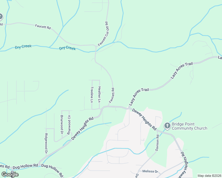 map of restaurants, bars, coffee shops, grocery stores, and more near 5439 Faucett Road in Pinson