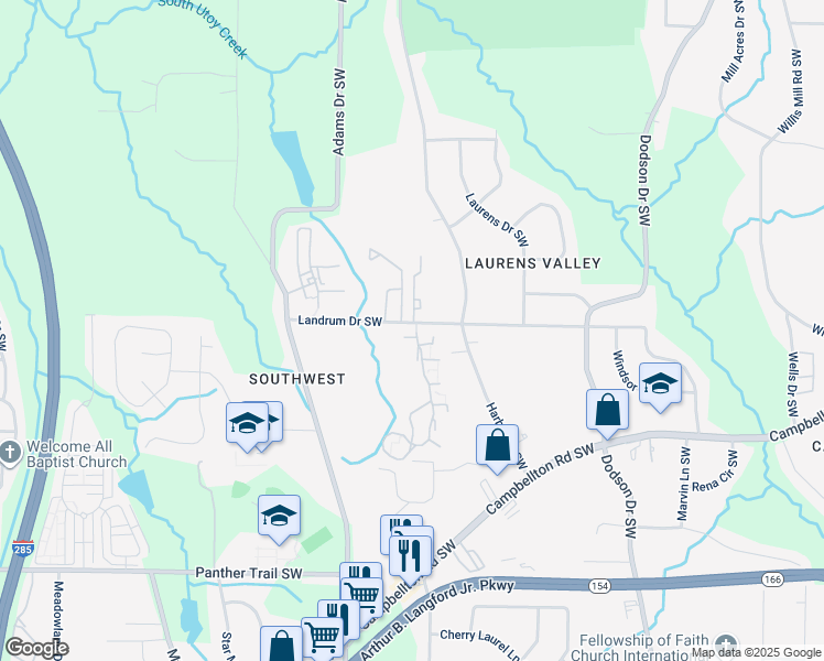 2900 Landrum Drive Southwest, Atlanta GA Walk Score