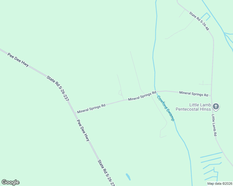 map of restaurants, bars, coffee shops, grocery stores, and more near 2114 Mineral Springs Road in Conway