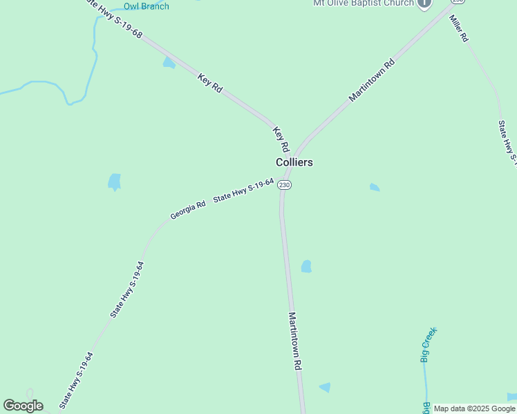 map of restaurants, bars, coffee shops, grocery stores, and more near 9 Georgia Road in Edgefield