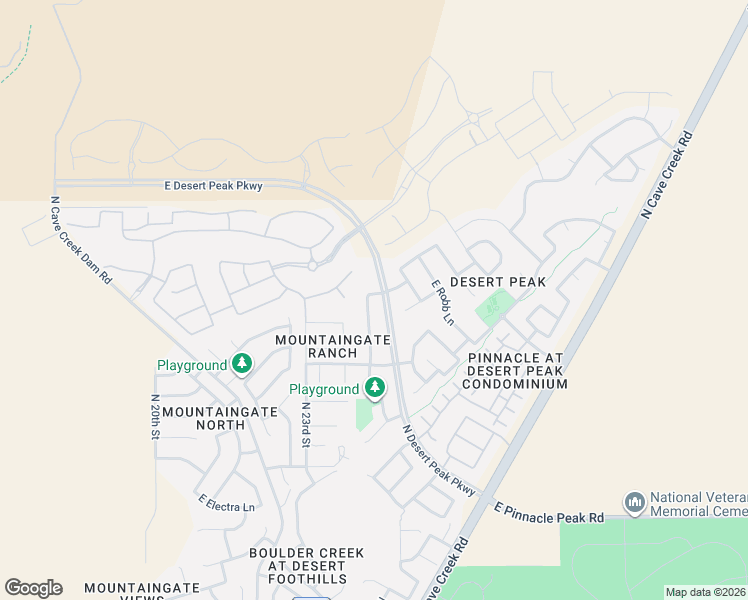 map of restaurants, bars, coffee shops, grocery stores, and more near 24211 N 24th Pl in Phoenix