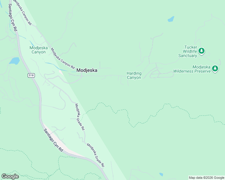 map of restaurants, bars, coffee shops, grocery stores, and more near 28622 Modjeska Canyon Road in Silverado