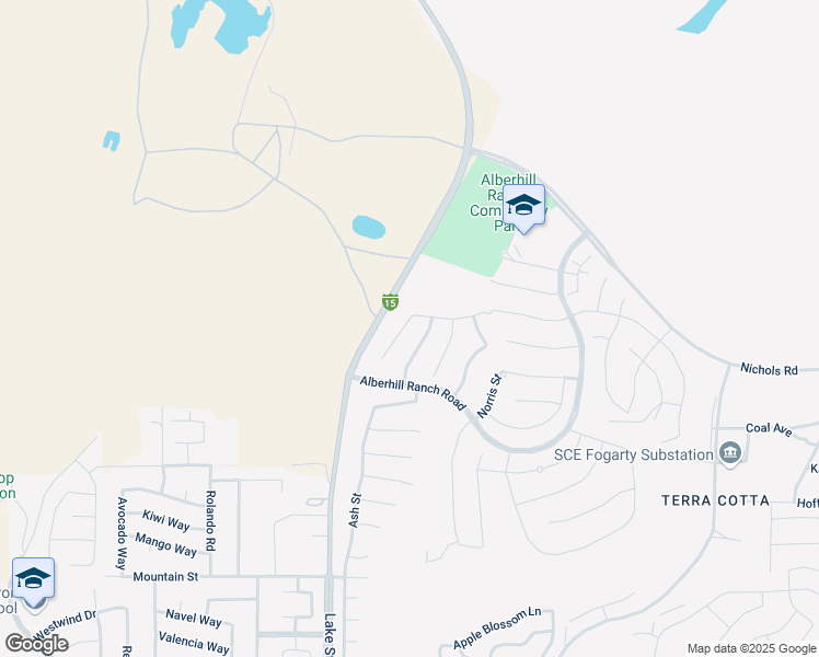map of restaurants, bars, coffee shops, grocery stores, and more near 4123 Poplar Circle in Lake Elsinore