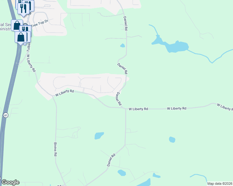 map of restaurants, bars, coffee shops, grocery stores, and more near 902 Camilla Court in Villa Rica