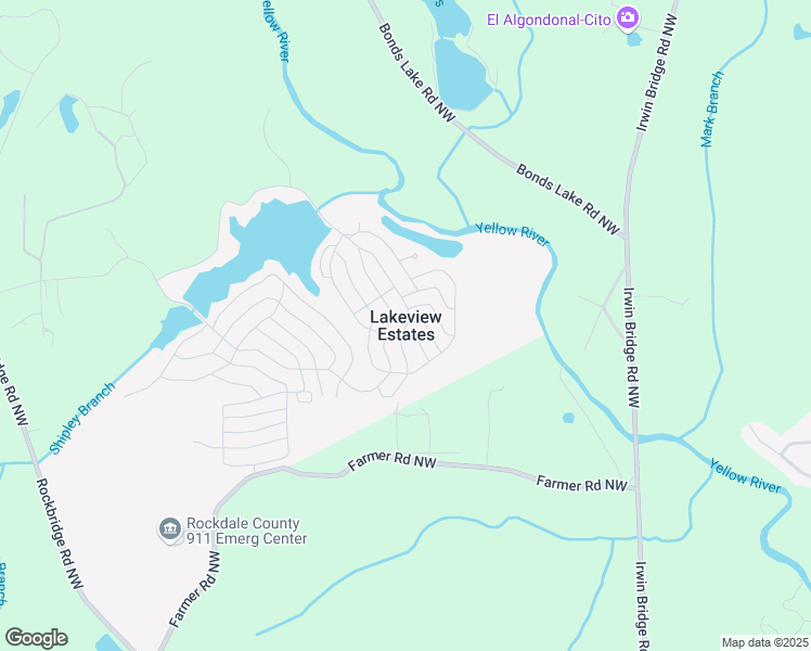 map of restaurants, bars, coffee shops, grocery stores, and more near in Lakeview Estates