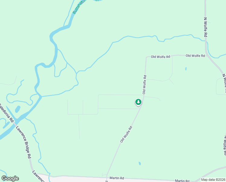 map of restaurants, bars, coffee shops, grocery stores, and more near 524 Abbey Road in Caledonia