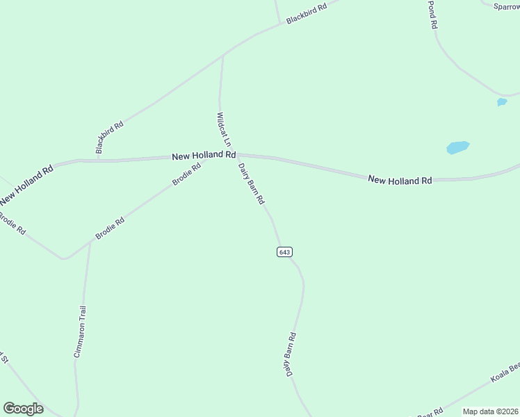 map of restaurants, bars, coffee shops, grocery stores, and more near 190 Brodie Hall Road in Wagener