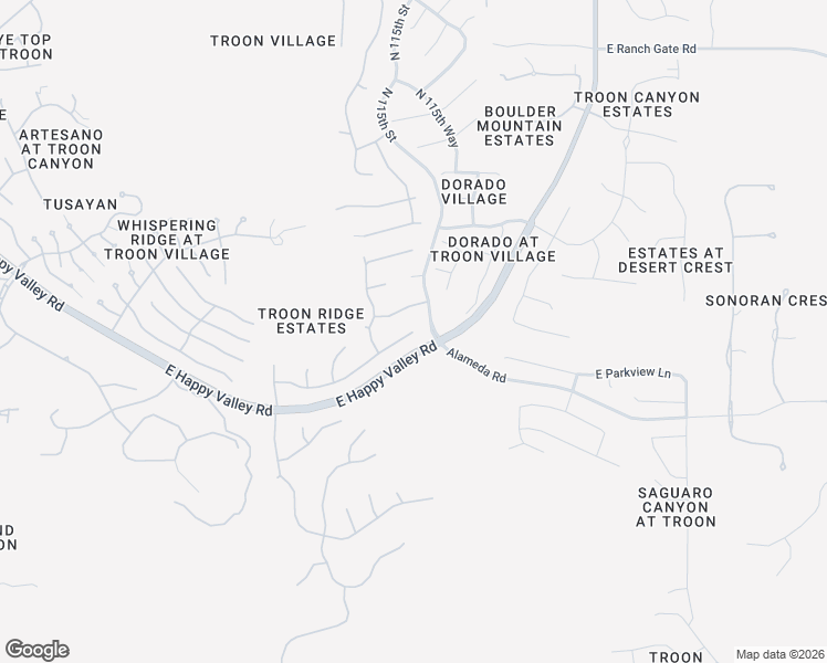 map of restaurants, bars, coffee shops, grocery stores, and more near East Desert Vista Road in Scottsdale