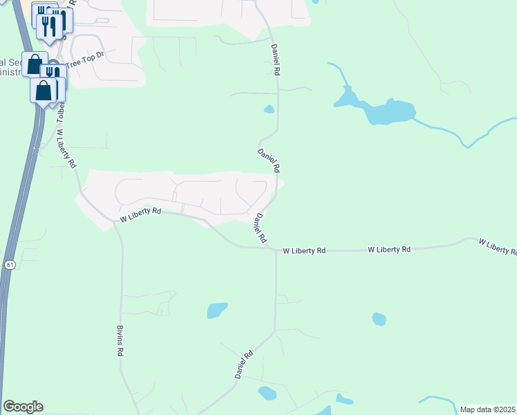 map of restaurants, bars, coffee shops, grocery stores, and more near 903 Camilla Court in Villa Rica