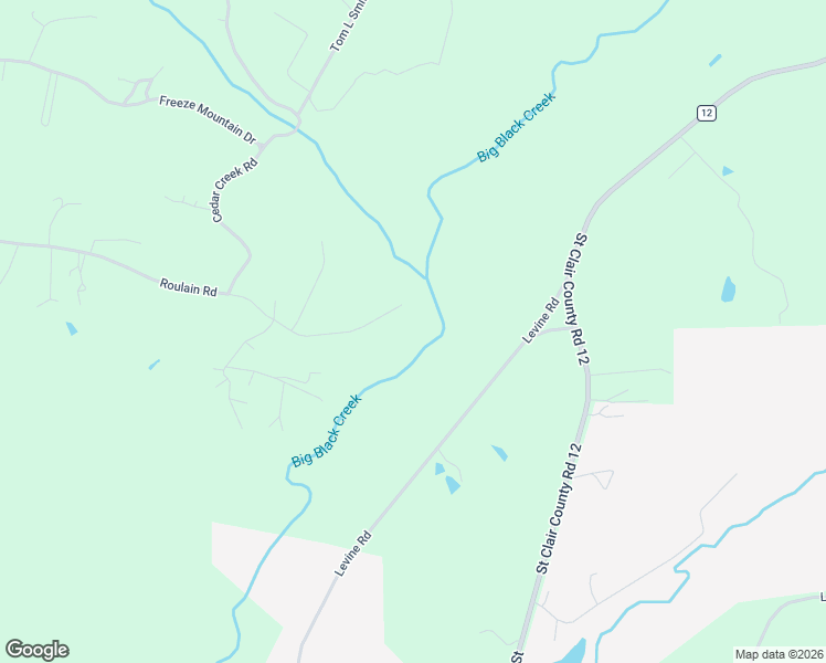 map of restaurants, bars, coffee shops, grocery stores, and more near 2860 Roulain Road in Odenville