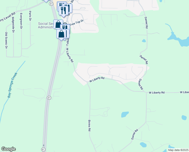 map of restaurants, bars, coffee shops, grocery stores, and more near 244 Augusta Woods Drive in Villa Rica