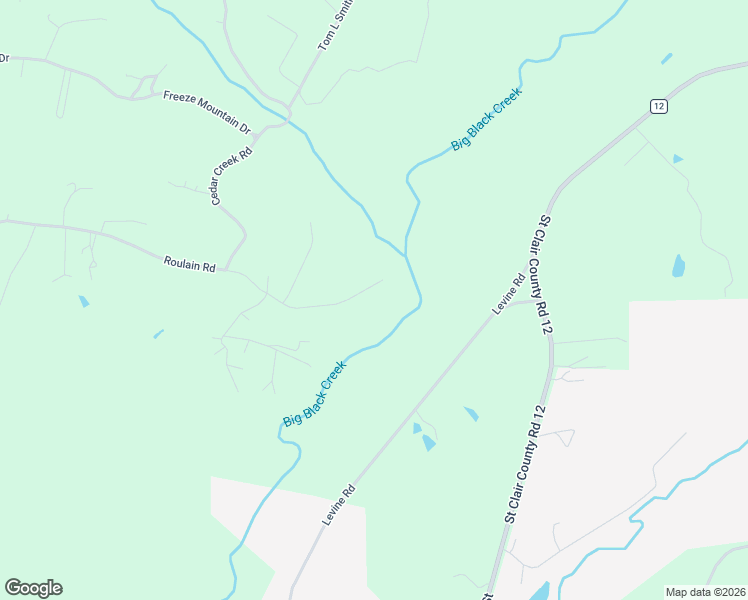 map of restaurants, bars, coffee shops, grocery stores, and more near 2860 Roulain Road in Odenville