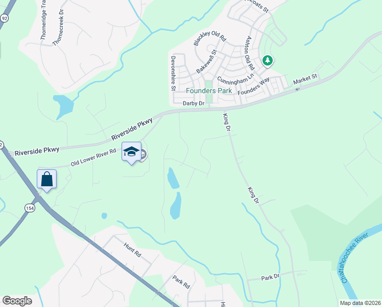 map of restaurants, bars, coffee shops, grocery stores, and more near 3562 Providence Place in Douglasville
