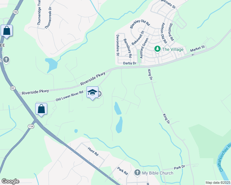 map of restaurants, bars, coffee shops, grocery stores, and more near 3540 Lindsy Brooke Court in Douglasville