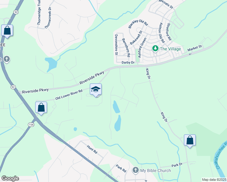 map of restaurants, bars, coffee shops, grocery stores, and more near 3540 Lindsy Brooke Court in Douglasville